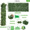 Artificial Ivy Privacy Fence, 300 x 100 cm, Artificial Plants Privacy Screen and Artificial Ivy Decoration for Garden screening Privacy Protectio