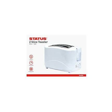 Status Seattle 2-Slice Toaster, 750 W - White