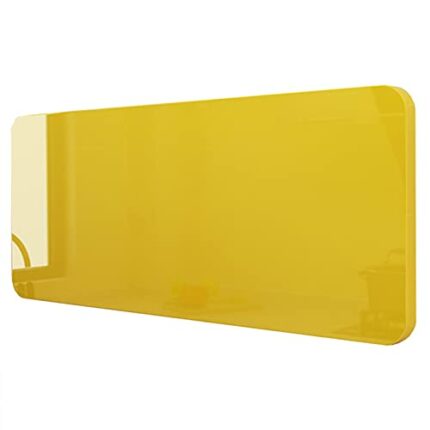 Folding Desk Floating Desk Stable Sturdy for Study Workbench, Home, Office Folding Wall-Mounted Table, Yellow 20 Sizes (Color : Yellow, Size : 50
