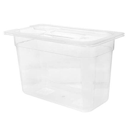 UPKOCH 6l Sous Vide Container with Lid Food Storage Container Sleeve Slow Cooker Box Storage Case for Anova and Most Sous Vide Cookers Transparen