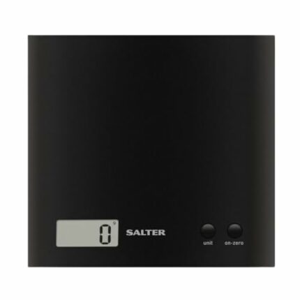 Salter 1066 BKDR15 Arc Kitchen Scale – Digital Food Weighing Scales For Precise Cooking/Baking, Slim Platform for Compact Storage, Add & Weigh/Ta