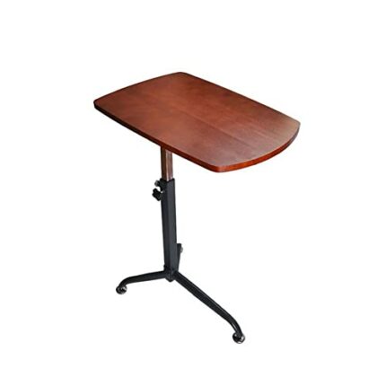 WALNUT Standing Desk Up Desks Height Adjustable Air Riser Laptop Stands Large Rising Desktop Computer Table Workstation Foldable Extender Home Of