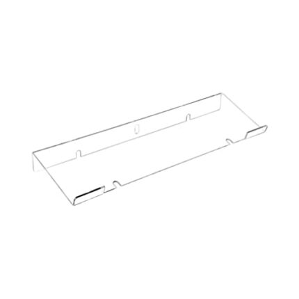 Zerodeko Office Desk Accessories Tilted Computer Keyboard Stand Acrylic Keyboard Tray Holder for Office Desk Home School PC Gaming Transparent 43