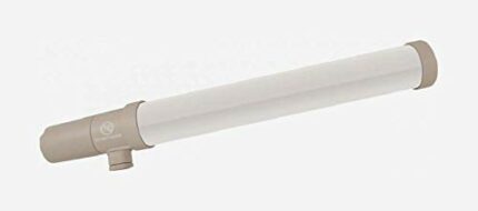 Dimplex ECOT2FT Tubular Heater - 2 Foot Tube with Built In Thermostat - Mounting Brackets Included White/Grey