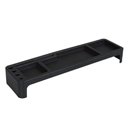 STOBOK 1pc for Functional Tabletop Keyboard Compartments Stationery Riser Rack Raiser, Home Monitor Computer Screen Desk Stand Shelf Organizer Of