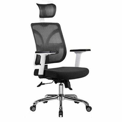 WALNUT Black Office Chair with Arms and Back Support Executive Adjustable Computer Chair Swivel Ergonomic Desk Chair Comfy Padded for Office/Home