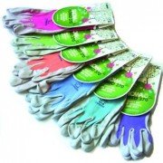 Garden gloves,Special Price, pack of 4 pairs, Showa Floreo 370 with tough nitrile coating - PPE for your hands.
