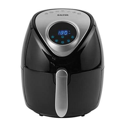 Salter EK4221V2 Digital Air Fryer – 4.5L Oil-Free Fryer, Rapid Hot Air Circulation, Non-Stick Cooking Basket, Digital Display, 7 Cooking Function