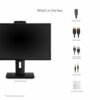 ViewSonic VG2440V 24-inch IPS Full HD Video Conferencing Monitor with 1080p FHD Webcam, Microphone, Dual Integrated Speakers, Ergonomics, HDMI, D