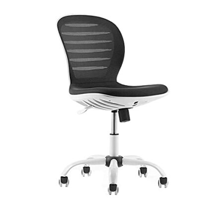 WALNUT Office Chair Executive Chair Ergonomic Chair Adjustable And Swivel Home Mid-Back (Color : B)