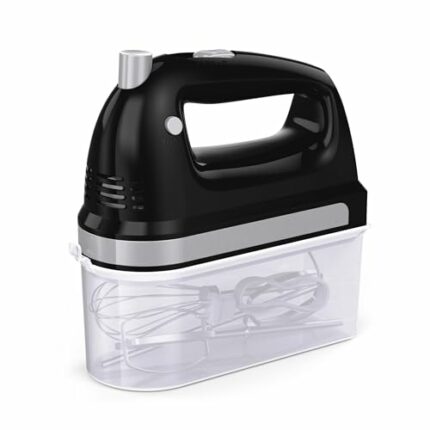 Lord Eagle Electric Hand Mixer, 300W Power Handheld Mixer Kitchen for 5-Speed Baking Cake Egg Cream Food Beaters Whisk, with Snap-On Storage Case