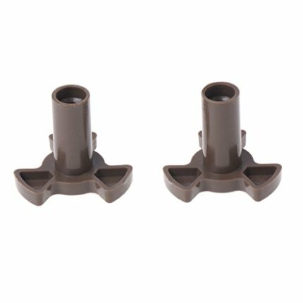 BUIDI 2Pieces Universal Microwave Turntable Coupler Plate Support Stand Drive Cog Tools
