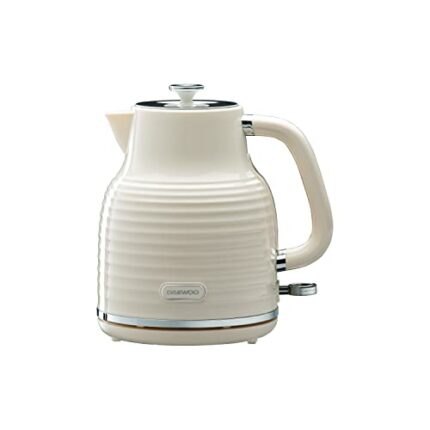 Daewoo Sienna Collection Jug Kettle, Family Sized 1.7 Litre Capacity, Fast Boil, Easy To Clean, Fully Removable Lid For Easy Filling And Drip Fre