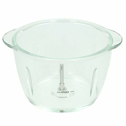 SPARES2GO Glass Bowl for Russell Hobbs Mixing Bowl Food Processor