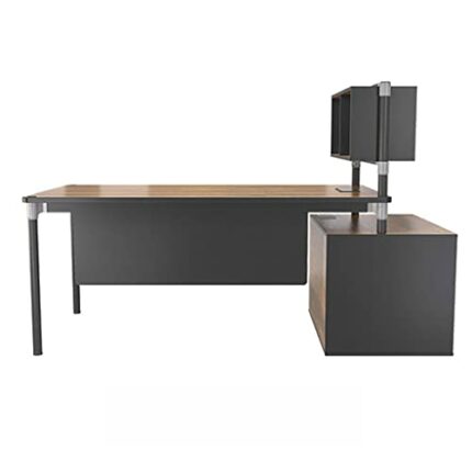 ZCMEB Office Furniture Desk Staff Table And Chair Combination Computer Office Table Single Simple (Color : Argento)