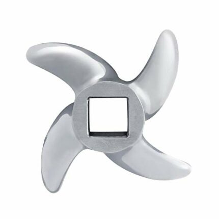Meat Grinder Blade Stainless Steel Mincer Cutting Plate Professional Cross-Shaped Cutter Replacement Spare Part for Grinders Mincers(12#)