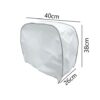 UTIZ Food Mixer White Cover Plastic Dust Storage Protective for All Kenwood KitchenAid Chef Mixer Processor Alternative to 29021 Size (40cm | 26c