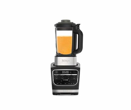 Ninja Foodi Blender & Soup Maker, 10 Auto-iQ Programs, 1.7L Glass Jug, Hot & Cold Blender, Built-In Heating Element, Tamper, Cleaning Program & B