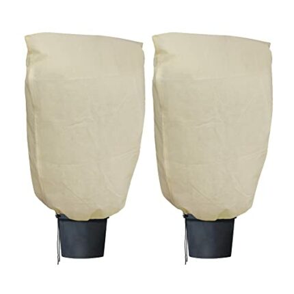 Tesmotor Winter Plant Fleece Frost Protection Cover, Plant Warming Jackets 2Pack (80 x 100CM)