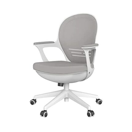 WALNUT Classic Office Desk Computer Chair - Adjustable, Swiveling, Soft Microfiber - (Color : A)