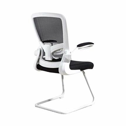 BZLSFHZ Modern Ergonomic Mid-Back Computer Executive Office Chair with Padded Armrests Adjustable Seat Height