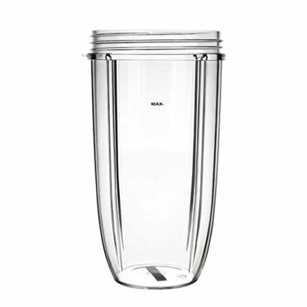 AidShunN Juicer Cups for NutriBullet Replacement Parts 600w 900W 18OZ 24OZ 32OZ Clear Mugs Blender Juicer Mixer-(32OZ)