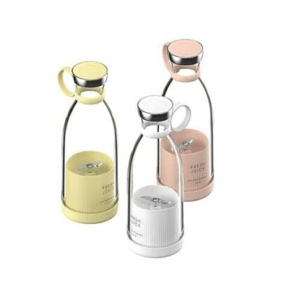 Portable Electric Mixer Blender Smoothie Maker Shaker Juicer Machine in 3colours (Pink)
