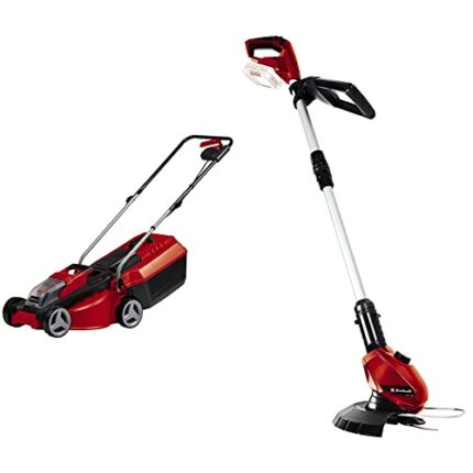 Einhell Power X-Change 18/30 Cordless Lawnmower - 18V, Brushless Motor, 30cm Cutting Width, 25L Grass Box, 3 Cutting Heights & Power X-Change 18V