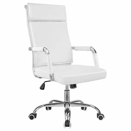 CHUNYU Mid-Back Office Desk Chair Executive Adjustable Swivel Task Chair PU Leather Conference Chair with Armrests (Color : D, Size : Talla �nica