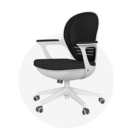 WALNUT Classic Office Desk Computer Chair - Adjustable, Swiveling, Soft Microfiber - (Color : B)