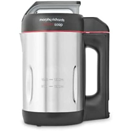 Morphy Richards Saute and Soup Maker 501014, Brushed Stainless Steel, 1.5L