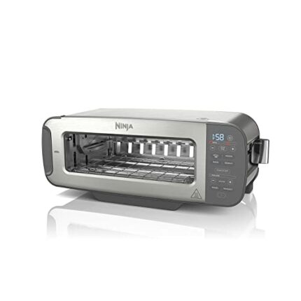 Ninja Foodi 3-in-1 Toaster, Grill and Panini Press with Flip Design, 7 Cooking Functions, 7 Toast Shades, Includes Panini Press, Bake Tray and Cr