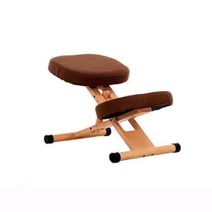 FKSDHDG Ergonomic Kneeling Chair Stool Wood Office Posture Support Furniture Ergonomic Wooden Chair Balancing Body Back Pain Knee Stool (Color :