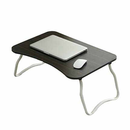 WALNUT Folding Computer Desk, Simple Writing Table for Home Office Study Computer Desk With Bookshelf, Office Desk, Writing Desk for Home Office