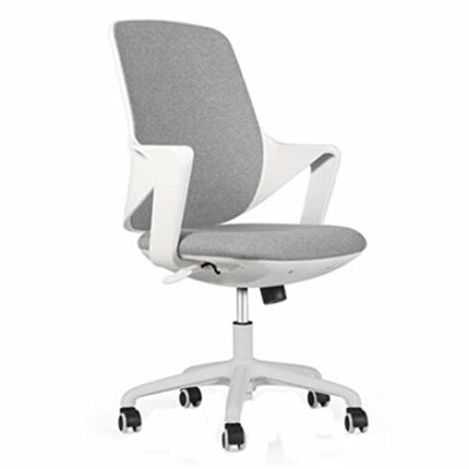 WALNUT Office Chair, Mid Back Office Computer Swivel Desk Task Chair, Ergonomic Executive Chair with Armrests (Color : Gray, Size : 90.5 * 56.5 *