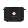 Tower T20028B 2-Slice Toaster with Adjustable Browning Control, Toasting Time, Self Centring Function, Cancel, Defrost and Reheating Settings, Cr