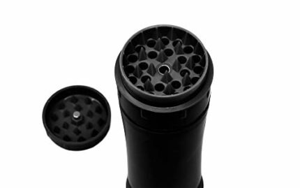 Grindarolla Cone Loader, Grinder and Stash. Convenient, Durable, Simple, Matte Black