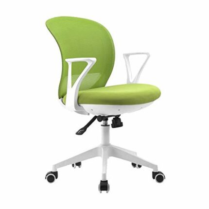 XIAOJUN Computer Chair Home Comfortable Sedentary Student Children Chair Study Study Desk Writing Chair Back Office Chair (Color : Green)