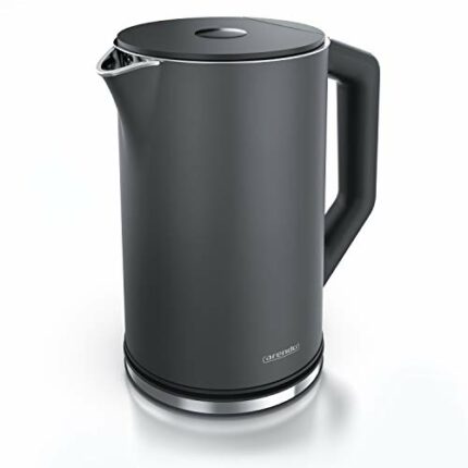 Arendo - Electric Kettle 1.5 L Cordless - Energy Saving due to Temperature Control from 40 C - 100 C - Keep Warm - BPA free No Plastic - Stainles