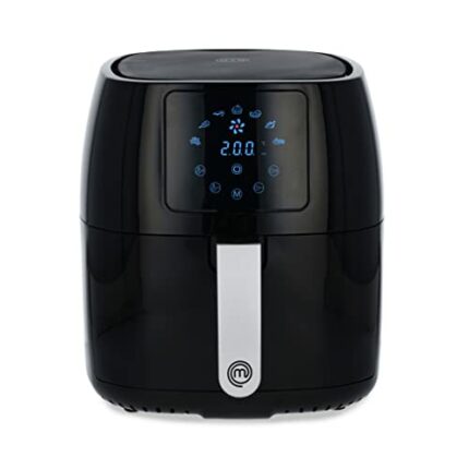 MasterChef Airfryer 4.5L, Small Air Fryer for 2 People, Compact Air-fryer with Digital Display, 7 Cooking Presets, Fully Adjustable Temperature u