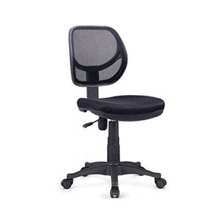 WALNUT Mid-Back Big Ergonomic Office Lumbar Support Mesh Computer Desk Task Chair