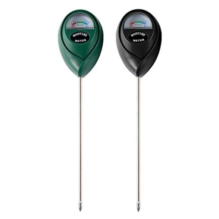 2 Packs Soil Moisture Meter, Plant Water Meter Moisture Meter for House Plants, Soil Tester Test Kit Soil Hygrometer Sensor for Garden Lawn Farm