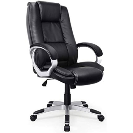 XIAOJUN High-Back Executive Office Chair Faux Leather Large Seat Computer Desk Chair Gaming Chair