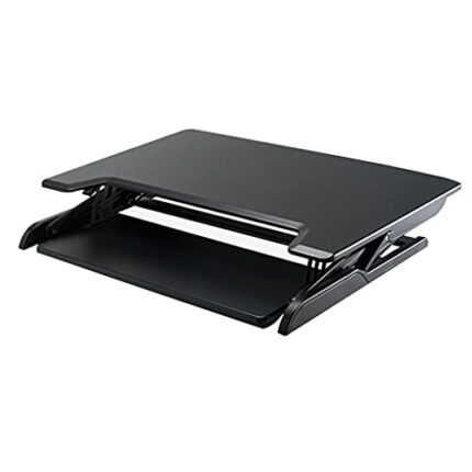 Yousiju Standing Office Lifting Desktop Computer Desk Laptop Desk Folding All-in-one Computer Stand (Color : B)