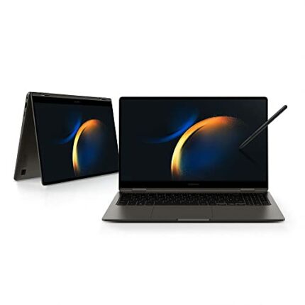Samsung Galaxy Book3 360 Wi-Fi Laptop, 15.6 Inch, 13th gen Intel Core i5 Processor, 8GB RAM, 256GB Storage, Graphite - Official