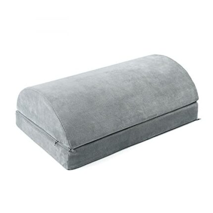 Adjustable Footrest, Non-slip Foot Stools, Ergonomic Foot Rest Cushion Pillow Pad, Great for Home & Office & Travel(Grey)