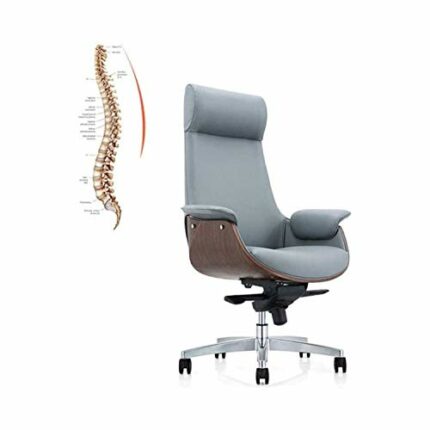 BZLSFHZ Backrest Reclining Swivel Chair Modern Minimalist Home Office Chair Computer Chair