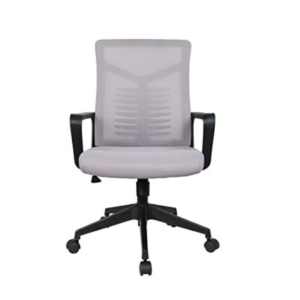 Titan Brand Ergonomic Office Chair with Nylon Mesh Back, Adjustable Seat Height, Lumbar Support, and 360 Degree Swivel Castors Desk Chair for Off