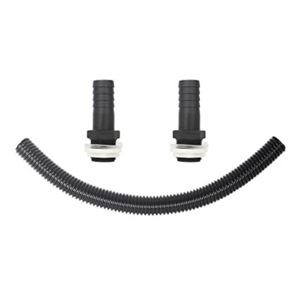 Water Butt Connector Kit, 25mm Downpipe Water Butt Connector Pipe and Fittings Link Kit for Connecting 2 Water Butts, Rain Barrels, Water Storage