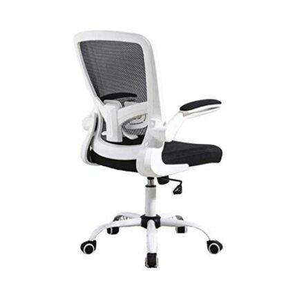 ygqbgy Ergonomic Office Chair Home Office Chair Mesh Chair with Elastic Mesh, Breathable Cushion, Metal Base, Multi-Function Adjustment